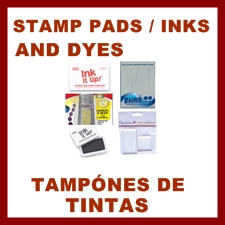 Stamp Pads, inks and dyes for craft